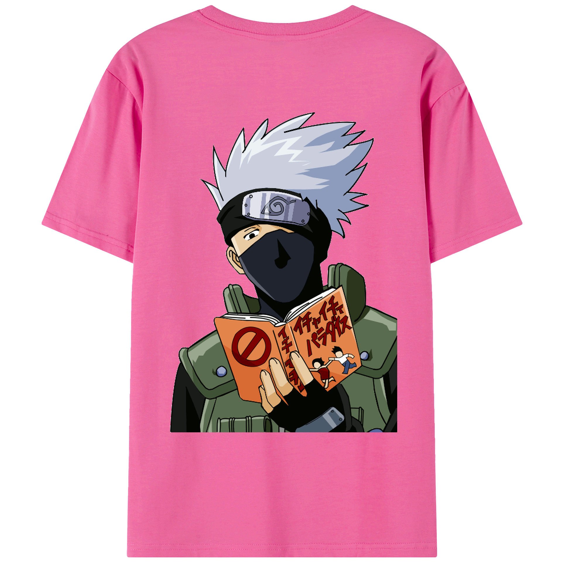（画像用） NARUTO -ナルト- はたけ カカシ Hatake Kakashi レディース半袖Tシャツ(バックプリント)